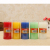 Smokeless and tasteless color cylindrical candles wedding candles European candles 5 * 10