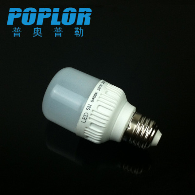 LED PC wrapped aluminum bulb / 5W/ fully enclosed bulb /three proofings lamp / dustproof / insect proof /waterproof