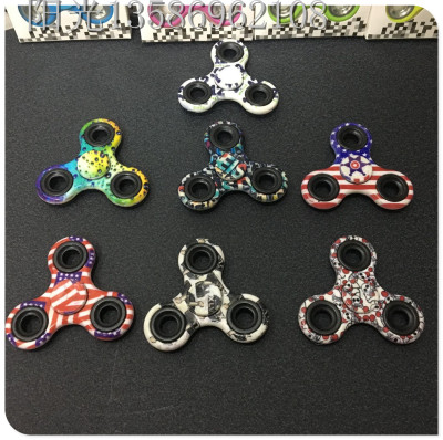 Decompression hand spinnt camouflage fingertips gyro fingertips spiral toy manufacturers wholesale