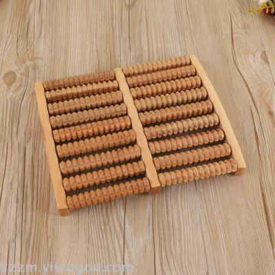 Factory Large Nine Rows Foot Massage Device Wooden Foot Massage Row