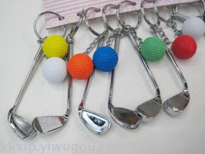 Authentic golf cheap wholesale Keychain golf gifssorlf fashioand crafts cost effective sports balls