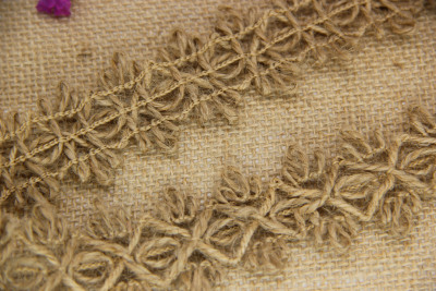Lace-like hollow pattern tian lin decoration hemp hand DIY DIY decoration weaving creative hemp rope 1 meter price