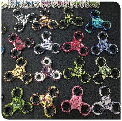 Decompression hand spinnt camouflage fingertips gyro fingertips spiral toy manufacturers wholesale
