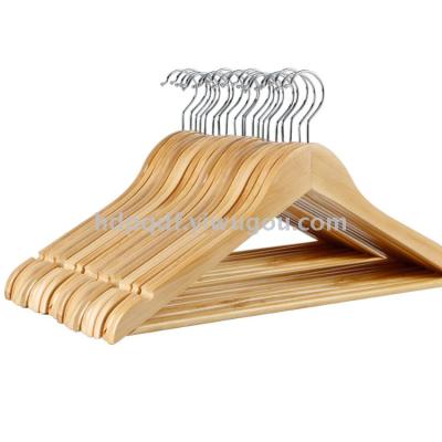 Factory Outlet A-level color wooden hanger pants rack solid wood drying racks towel rack non-slip