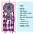 Indian Dream Catcher Wall Hanging Hand-Woven Purple Feather Ornaments Creative Wall Decoration Dream Catcher