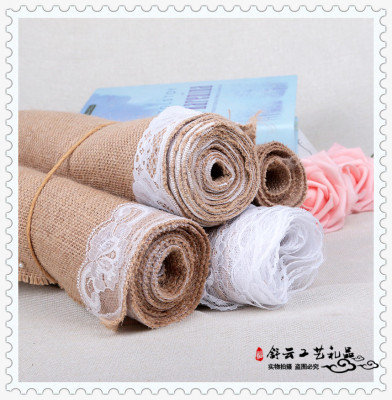 Raw linen ribbon accessories accessories