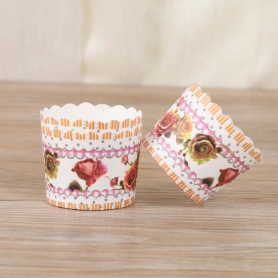 The Muffin cup mechanism high temperature Muffin cupcake cupcakes are resistant to high temperature oven