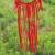 Original Bohemian Style Dream Catcher Natural Gravel Red Ribbon Wedding Celebration Decoration