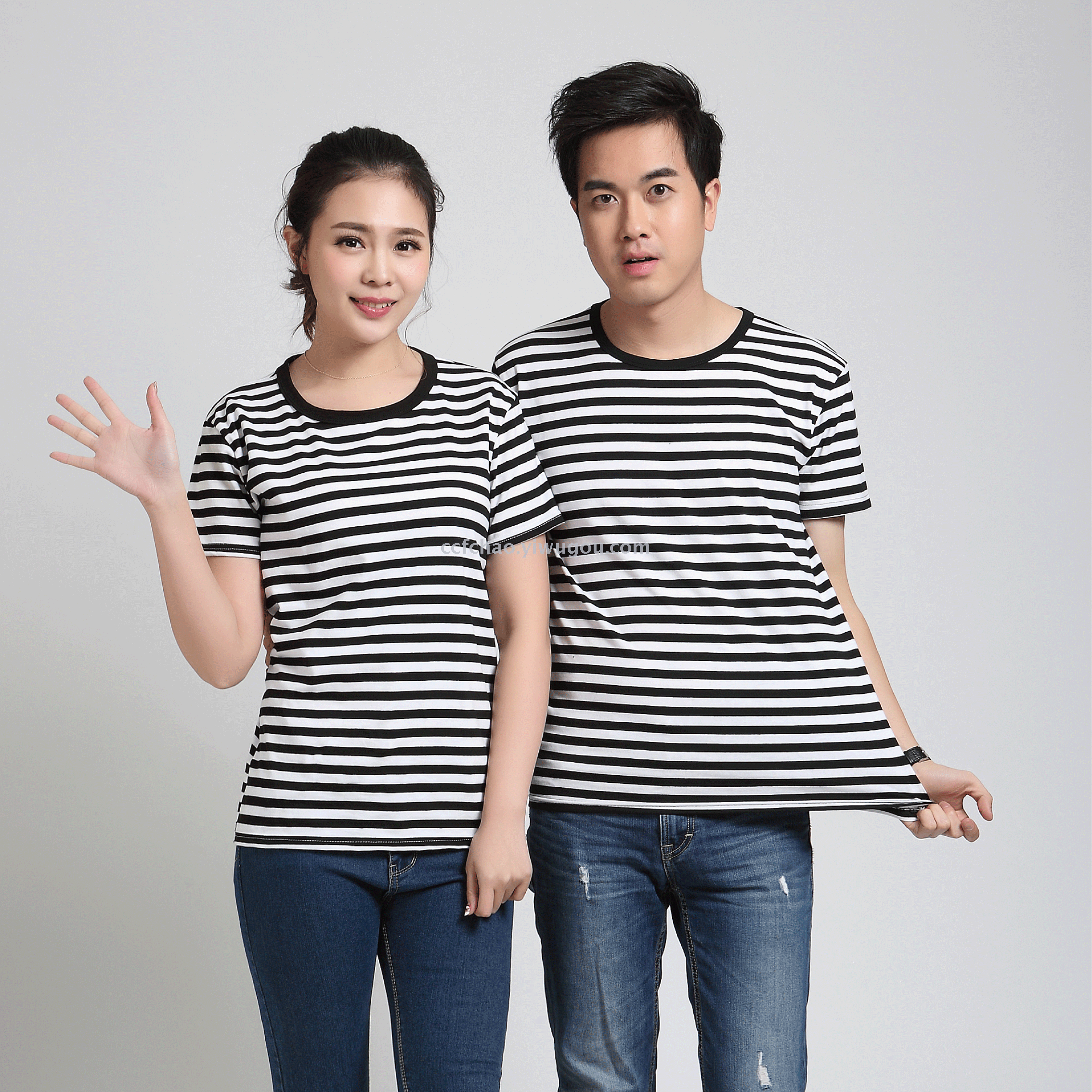 Haihunshan t-shirt tee striped T-shirt