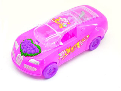 Children 's milk gifts gifts toys wholesale cable with light sports car wedding model painting