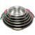 Stainless steel rice sieve set with 6 - piece eardrum rice basket Household dish gift set