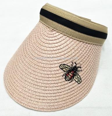 Fashion embroidered between hat summer sun shade hat new beach hat