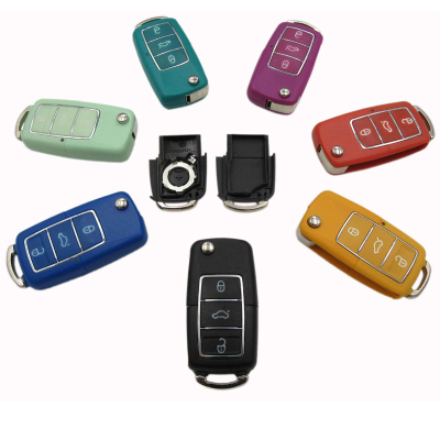 Volkswagen Replacement Color Plastic Key Embryo Key Shell Multi-Color Optional