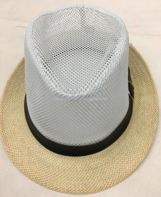 Affordable mesh cap personality small top hat breathable jazz hat