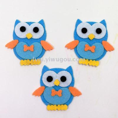 Non - woven cloth owl jewelry crafts decorative accessories