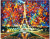 The Eiffel Tower small board diy cross - embroidered diamond painting.