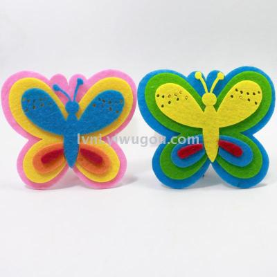 Non - woven kindergarten pre - school three - dimensional butterfly decorative accessories