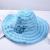 New plain canvas hat simple flower hat folding fisherman hat