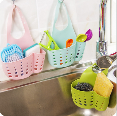 Can adjust to press button type sink to receive to hang basket kitchen to put thing to stand faucet sponge to drizzle rack