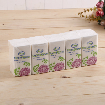 Portable handkerchief paper mini bag napkin tissue paper towel paper towel