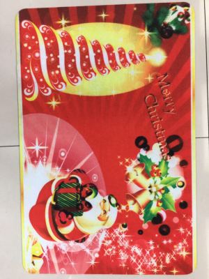 Christmas non-woven printed floor MATS