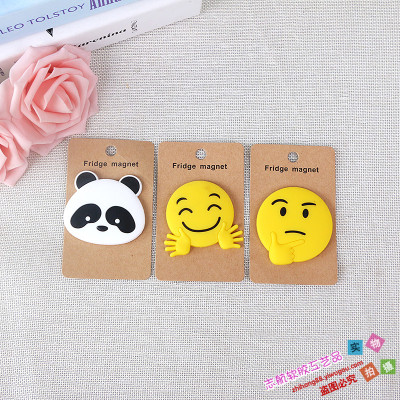 Creative express it in refrigerator stickers cartoon three - dimensional soft plastic magnetic all decorative stickers