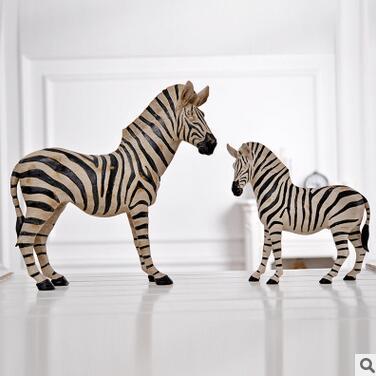 Size zebra tilting home soft decorative resin process