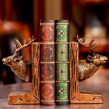 Deer head books book animal ornaments