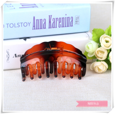 Gradient Amber Popular Barrettes Acrylic Barrettes Korean Fashion Headdress