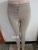 High Waist Stretch Pencil Skinny Pants Slim Fit All-Match Solid Color Multi-Button Women's Leggings