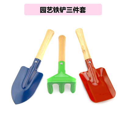 Factory direct wholesale 6011 shovels set outdoor toys children gardening three sets of educational toys