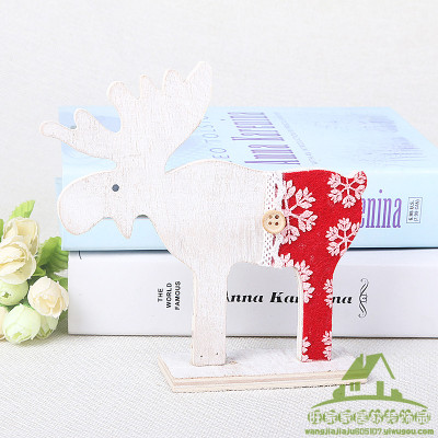 Customized Christmas Series Office New Wooden Christmas Creative Ornaments Artware Decorations