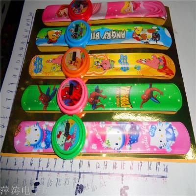 Children 's plastic toys LED gift cartoon 256 flap ring table