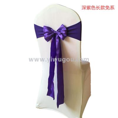 Luxury in the factory direct sales free of charge bow wedding chair back floral chair back bow butterfly bow back