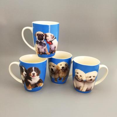 WEIJIA Wonderful animal pattern ceramic mug cute dog