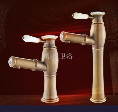 Kitchen faucet antique pull pull faucet hot and cold pumping pots leading basin basin faucet