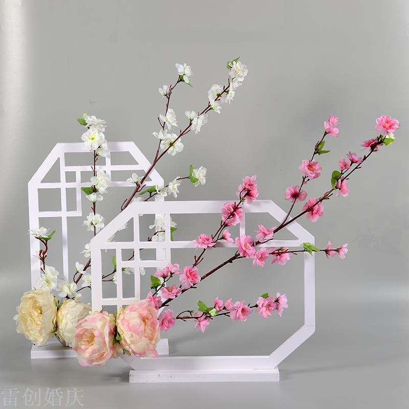  婚庆八角花架摆件 婚庆装饰道具