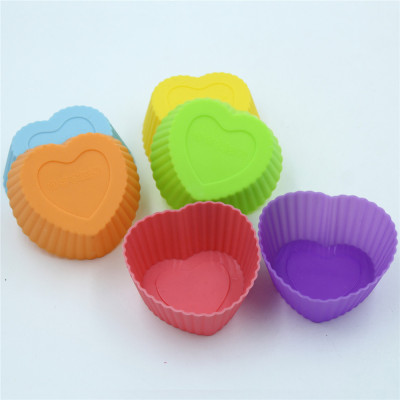 Manufacturer Silicone Cake Mold Heart-Shaped Cake Mold Can Be Shown in Figure Customization as Request