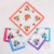 Women's Cotton Printed Handkerchief 28cm Handkerchief Square Scarf Foreign Trade Export Pattern Mixed Wholesale Can Be Customized