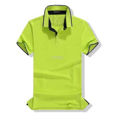 Golf hem open collar short sleeves POLO shirt men's clothing