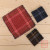 Men's and Women's Polyester Cotton Scallop Yarn-Dyed Small Handkerchief Dark Handkerchief Pocket Square Plaid Square Scarf Factory Direct Sales