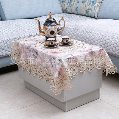 Dining Table Cloth Chair Cushion Customizable Tablecloth Fabric European Idyllic Tablecloth Chair Cover