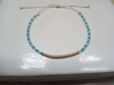 Import bead South American wax line bracelet