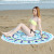 OEM Supplier Octopus Printed Round Beach Towel with Tassels for wholesale