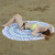 Hot sale round beach towel circular microfiber active printed beach towel direct sale.