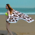 Leopard Print Summer Round Beach Towel Microfiber Blanket with Tassel 