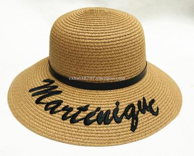 Sunbonnet summer embroidered sun hat beach hat travel straw hat hat
