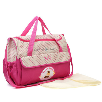 [factory outlets] mummy bag large capacity fashion single shoulder bag multi functional maternal and child out package