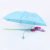 55*7K Tri-Fold Pearlescent Pure Color Folding Umbrella Stall Umbrella Activity Promotion Umbrella Short Handle Printed Umbrella