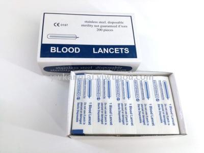 Disposable Blood Lancet Stainless Steel Blood Collection Needle